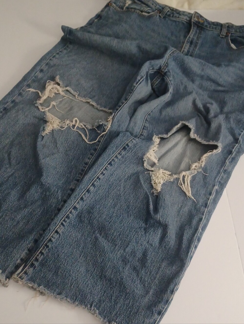 Wild Fable Distressed Wide Leg Jeans Sz 18
